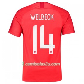 Camisolas de Futebol Inglaterra Welbeck 14 Equipamento Alternativa Copa do Mundo 2018 Manga Curta
